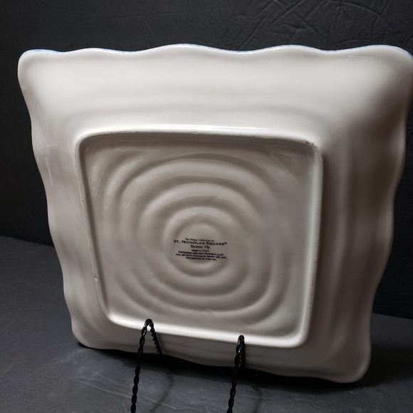 ST. NICHOLAS SQUARE *Button Up* Square Serving/Snack Plate (11") (REPLACEMENT) - Picture 4 of 5